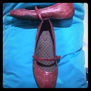 Leather privo dragon flats